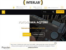 Tablet Screenshot of interlab.pl
